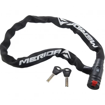 Замок противоугонный с ключами MERIDA Keys Cable Lock 90см*8мм Black/White